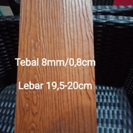 papan pagar grc motif serat kayu woodplank,lisplang grc (**)