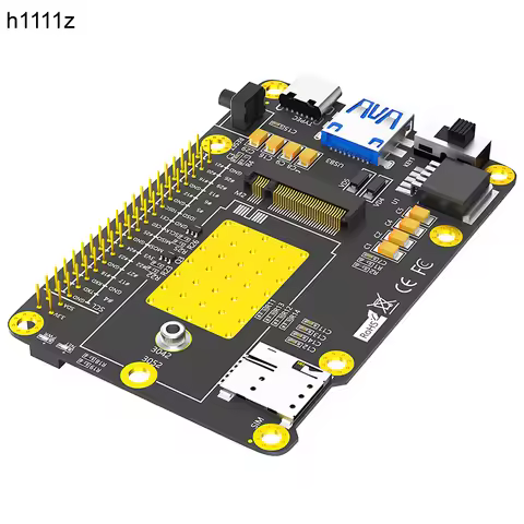 3G/4G/5G Base HAT M.2 B Key to USB3.0 Expansion Card with SIM Slot Support Raspberry Pi 4 for RM500Q