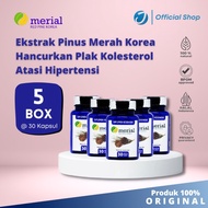 Merial Red Pine Korea - Isi 30 Kapsul Atasi Kolesterol Hipertensi