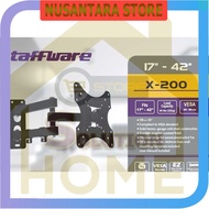 NUSANTARA - Taffware Telescopic TV Bracket VESA 200 x 200 for 17-42 Inch TV - X-200