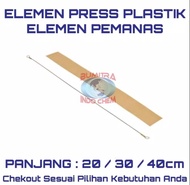 Elemen Pres Plastik Mesin 20 cm 30 cm 40 cm Elemen Press Plastik 20cm 30cm 40cm Impulse Sealer Kawat Pemanas