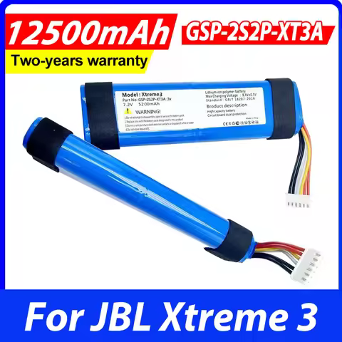 7.2v 5200/12500mah For JBL Xtreme 3 Xtreme3 Lithium Ion Polymer Battery For JBL Xtreme 3 Original Bl
