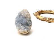 天然原礦可愛小天青石簇 天青石小雨滴 藍水晶 家居辦公擺件