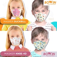 BOWIN - KN95 KIDS 4D / 3D / DUCKBILL / KF94 / MASKER MEDIS ANAK ISI 10