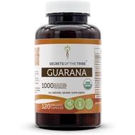 Secrets of the Tribe Guarana USDA Organic Capsules | Certified Organic Vegetarian Capsules, Herbal D