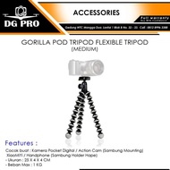 GORILLA POD TRIPOD FLEXIBLE TRIPOD (MEDIUM)