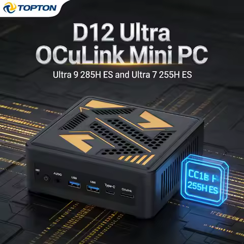 D12 Ultra Mini PC Gaming Computer, Intel Ultra 9/7/5 285H/255H/235H ES, OCuLink & USB4, Windows 11 P