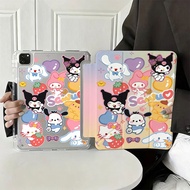 For Samsung Galaxy Tab A8 10.5 inch 2021 Cartoon Cute Tablet Case Acrylic Y-fold With Pen Slot SM-X2