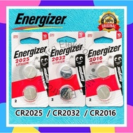 Energizer 3V Lithium CR1616, CR1632, CR1620, CR2016, CR2025, CR2032, CR1220 Button Battery Coin