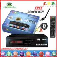 SET TOP BOX/Skybox DVB T2 TV DIGITAL TANAKA+DONGLE WIFI SATU PAKET