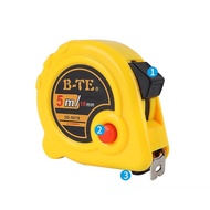 B-Te Tape Measure 3 - 5 -10 M Elastic Manual Locking Meter/