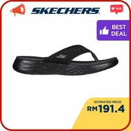 [BEST DFFER ] Skechers Women On-The-GO 600 Fluorish Sandals - 140703-BKGY Perempuan