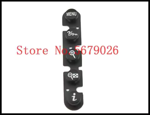 New Rear 5 Menu Back Button Stripe Replacement For Nikon D7100 Repair Part