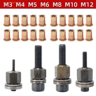 ZENITHZEN Rivet Nut Tool, Carbon Steel Head Rivet Nut Threaded Insert Tool, Professional Tool Thread