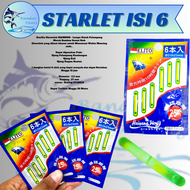 Aksesoris Pancing Starlet Isi 6Tahan Lama Dan Terang