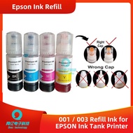 Refill Dye Ink-001 002 003 004 for Printer L3100 L3150 L3060 L3100 L3110 L3150 L3050
