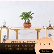 NEW New Chinese Style Iron Art Hallway Table Modern Minimalist Side View Living Room Entrance Altar Household Entrance