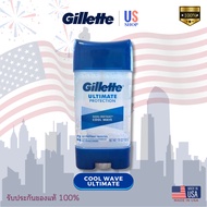 ของแท้ Gillette Clear Gel  กลิ่น COOL WAVE และ ARCTIC ICE สูตร Antiperspirant and Deodorant 72Hrs ขน