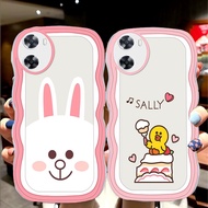 S-7 Hot Friends Casing for OPPO A77s A57 A57e A76 A36 A57s A77 5G transparent TPU