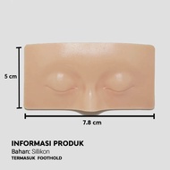 alat latihan make up kepala manekin untuk belajar make up manekin wajah eyelash topeng silikon untuk
