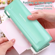 6 รูกระดาษ Puncher ระยะห่างปรับ Planner Hole Puncher สำหรับ A4 A5 B5 A6 A7