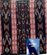 Asb Sarung Al-Anbiya Gold RMJ Black Series 196 Original Premium Motif Print Mewah Terbaru