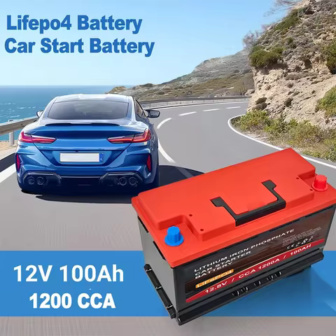 Car Start Stop Lithium Iron Phosphate Lifepo4 Battery Rechargeable 12V 45AH 75AH 80Ah 100AH 110AH Ma