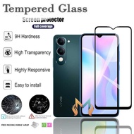 Tempered Glass Full Glue Vivo Y04 Y04S Full Screen