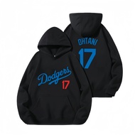 2024 NewBaseball League Los Angeles Dodgers hoodie Shohei Ohtani No. 17 hooded baseball jersey adult