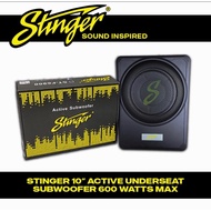 STINGER CAR UNDERSEAT ACTIVE SUBWOOFER CAR ACTIVE SUBWOOFER CAR 600WATTS MAX mohawk