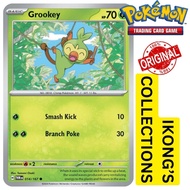 14/167 - Pokemon Card - Grookey - Pokemon Twilight Masquerade Scarlet & Violet - Raw