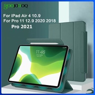 เคส GOOJODOQ แม่เหล็กเคสไอแพดสำหรับ iPad Pro 11 2020 2021 Pro 12.9 12 9 2021สำหรับ iPad Air 4 2020แม่เหล็กแอปเปิ้ลสนับสนุนดินสอ Charge