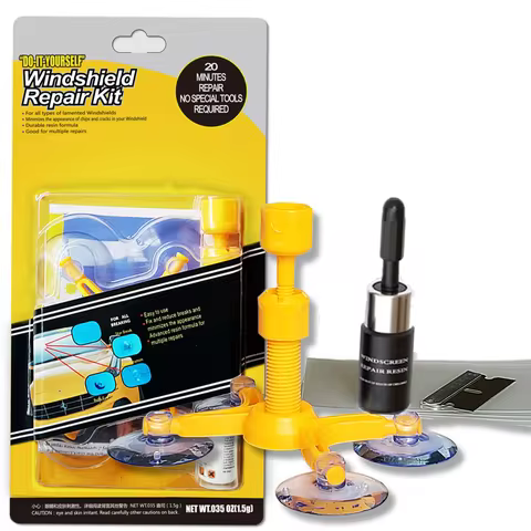 Windshield Repair Kit for Chips and Cracks,Car Windshield Crack Chip Repair Kit,Car Glass Repair Kit