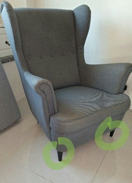 Ikea Strandmon armchair legs 單人梳化扶手椅腳×4