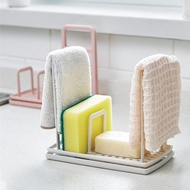 Detachable Soap Sponge Rack Drainer Kitchen Towel Rag Holder Cloth Dish Foldable Collapsible