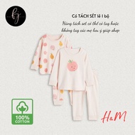 [HM AUTH] HM genuine cotton clothes set for babies 2-4m 4-6m (1 SET SEPARATELY)