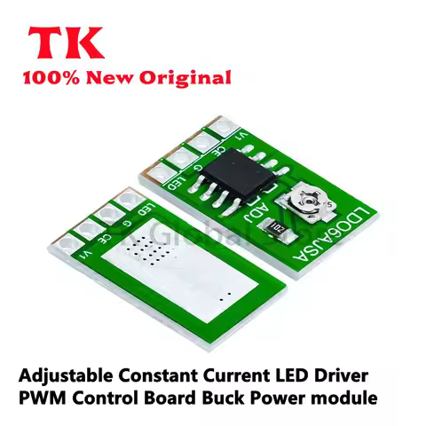 TK 5Pcs~50Pcs 30-1500MA Adjustable Constant Current LED Driver DC 3.3V 3.7V 4.2V 5V PWM Control Boar