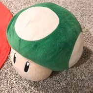 任天堂瑪莉歐正版抱枕 綠色蘑菇 絕版品