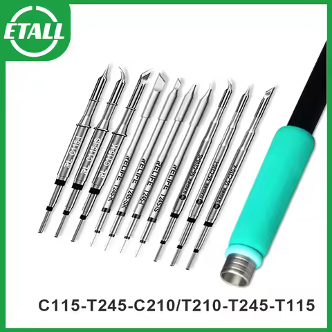 RELIFE C210 T245 C245 Soldering Tip C210 C115 Soldering Iron Tip for GVM T210 GVM T115 Professional 