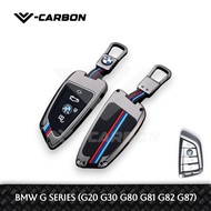 V-Carbon Metal Key Cover Smartkey Casing Metal Key Cover BMW G Series M2 M3 Touring M4 | 320i | 330i