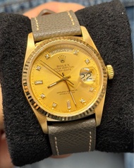 ✅18k金錶 🟨✅鑽石面💎肥殼✅ 勞力士Rolex Day Date 18038 18k yellow gold ✅1803 18238 16238 16018✅實體交收🏠-保證原裝正貨✅