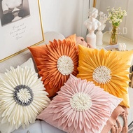 3D Flower Decor Throw Pillow 45X45cm Covers Pillowcases Cushion Covers for Home Bed Room Decor