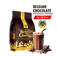 Low sugar low calories Choco Albab Belgian Chocolate Drink 20 Sachet Hot Chocolate Malt Drink Bevera
