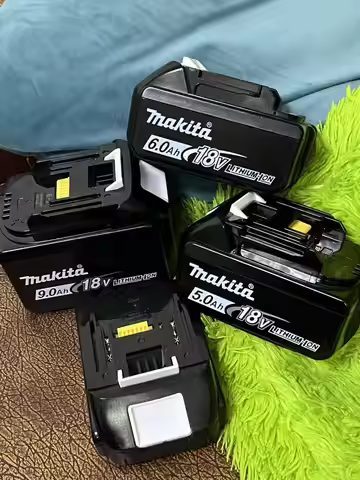 🍽️ 18V 3Ah 3000mah 100% Original Makita Battery BL1830B BL1850B BL1850 BL1840 BL1860 BL1815 Replacem