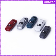 [Wenodxa] 50pcs Painted Cars Model Train Layout Building Diorama Diorama N Scale 1:150