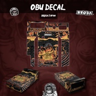 OBU Sticker Waterproof "Japan"