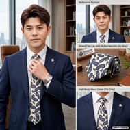 ( Express ) High Quality Standard 9CM Men's Necktie, 9CM Necktie, 9CM Large Necktie, Men's Classic 1