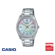 CASIO นาฬิกาข้อมือ CASIO รุ่น MTP-1302DS-7AVDF สายสเตนเลสสตีล สีมุก