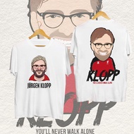 Hot T-Shirt Round Neck Liverpool Red Swan Jurgen Klopp Unisex Cotton Fabric Shipping Out Within 2-3 Days S-5XL