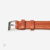 Horween Dublin Black Handmade Premium Padded Strap Leather Watch Strap/